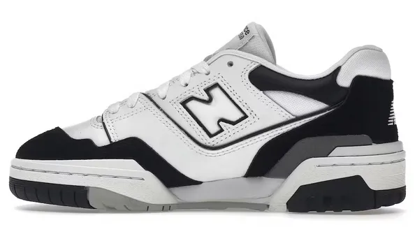 New Balance 550 White Black Rain Cloud (GS) Unique Style Recycled Material Build