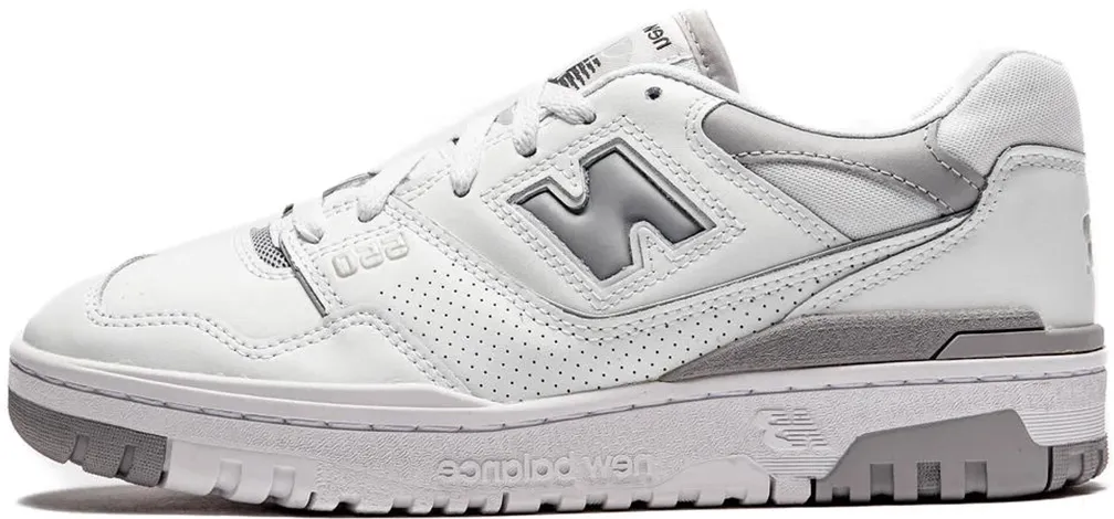 New Balance 550 White/Silver (W) Transit Fit