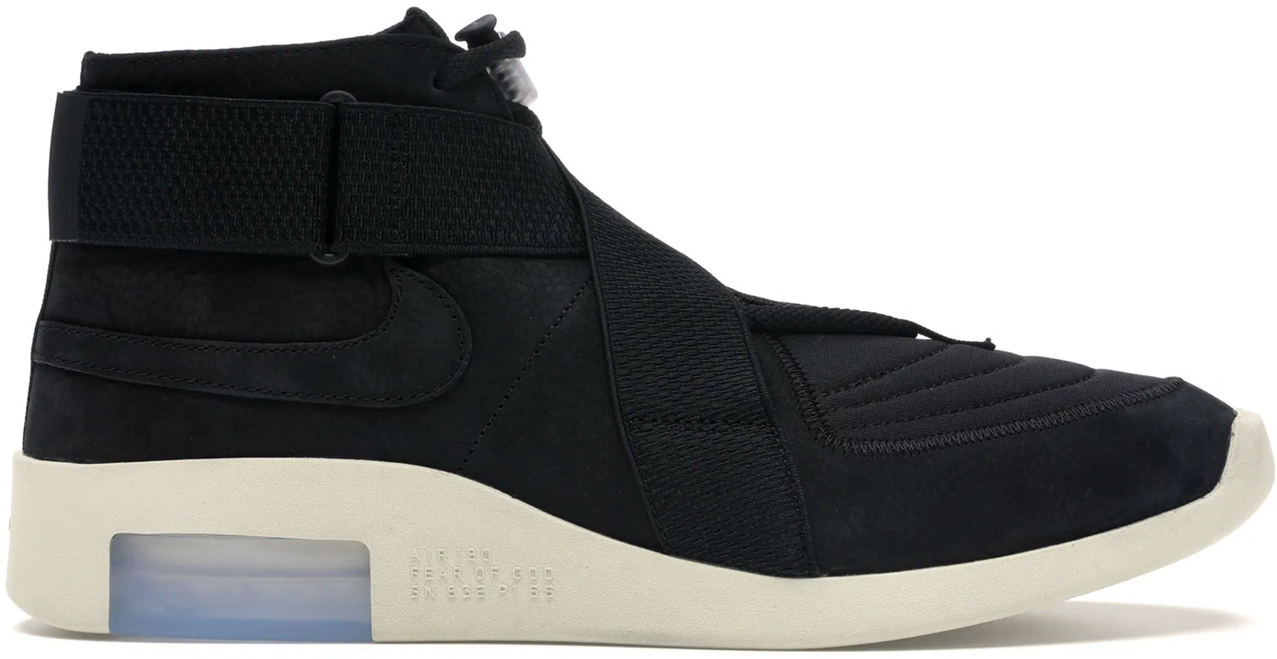 Nike Air Fear Of God Raid Black Style Runner Sleek Design