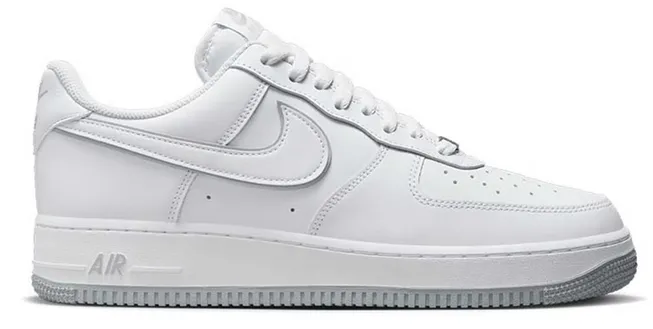 Nike Air Force 1 '07 Low White Wolf Grey Sole Supportive support Cushioned Midsole Geometry