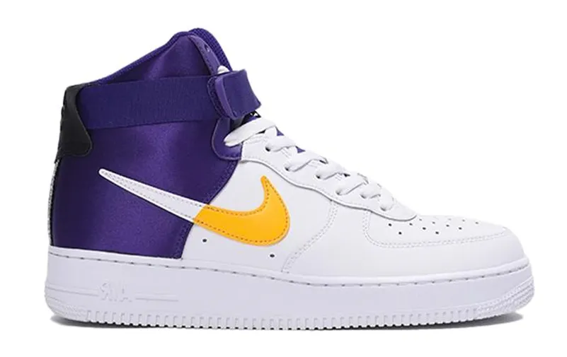 Nike Air Force 1 '07 LV8 High NBA Lakers Comfort toe Springy ride