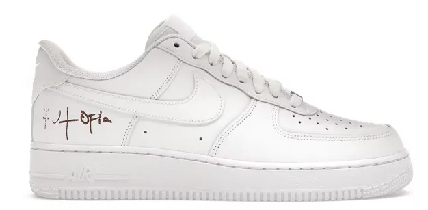 Structured wear Shock Edge Nike Air Force 1 Low '07 White (Travis Scott Cactus Jack Utopia Edition)