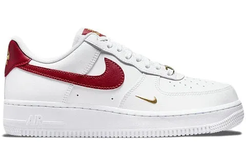 Nike Air Force 1 Low Essential Gym Red Mini Swoosh (W) MidTop