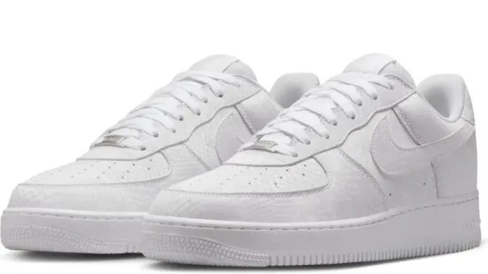 Nike Air Force 1 Low Kobe Bryant Forever White Flex Zones Engineering Stretch Woven Collar
