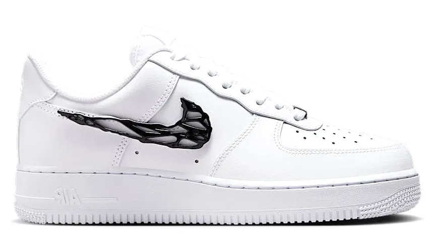 Nike Air Force 1 Low Liquid Metal Swoosh (Women's) Smooth Lines Classy Touch
