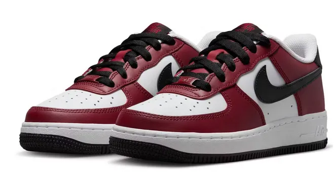Ankle Strap Nike Air Force 1 Low LV8 Team Red (GS)