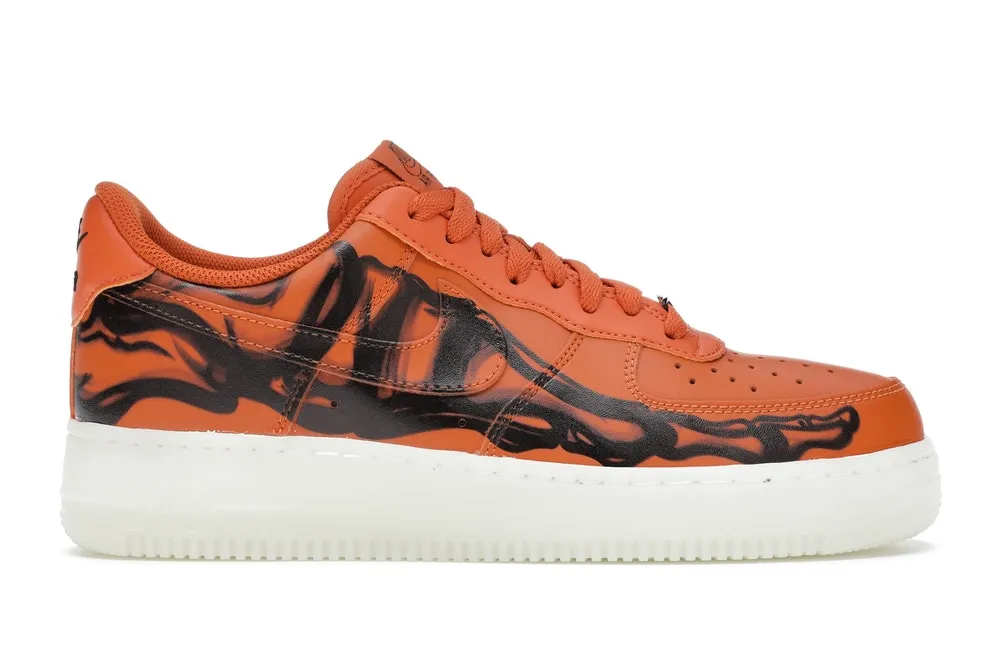 Nike Air Force 1 Low Orange Skeleton Core Runner