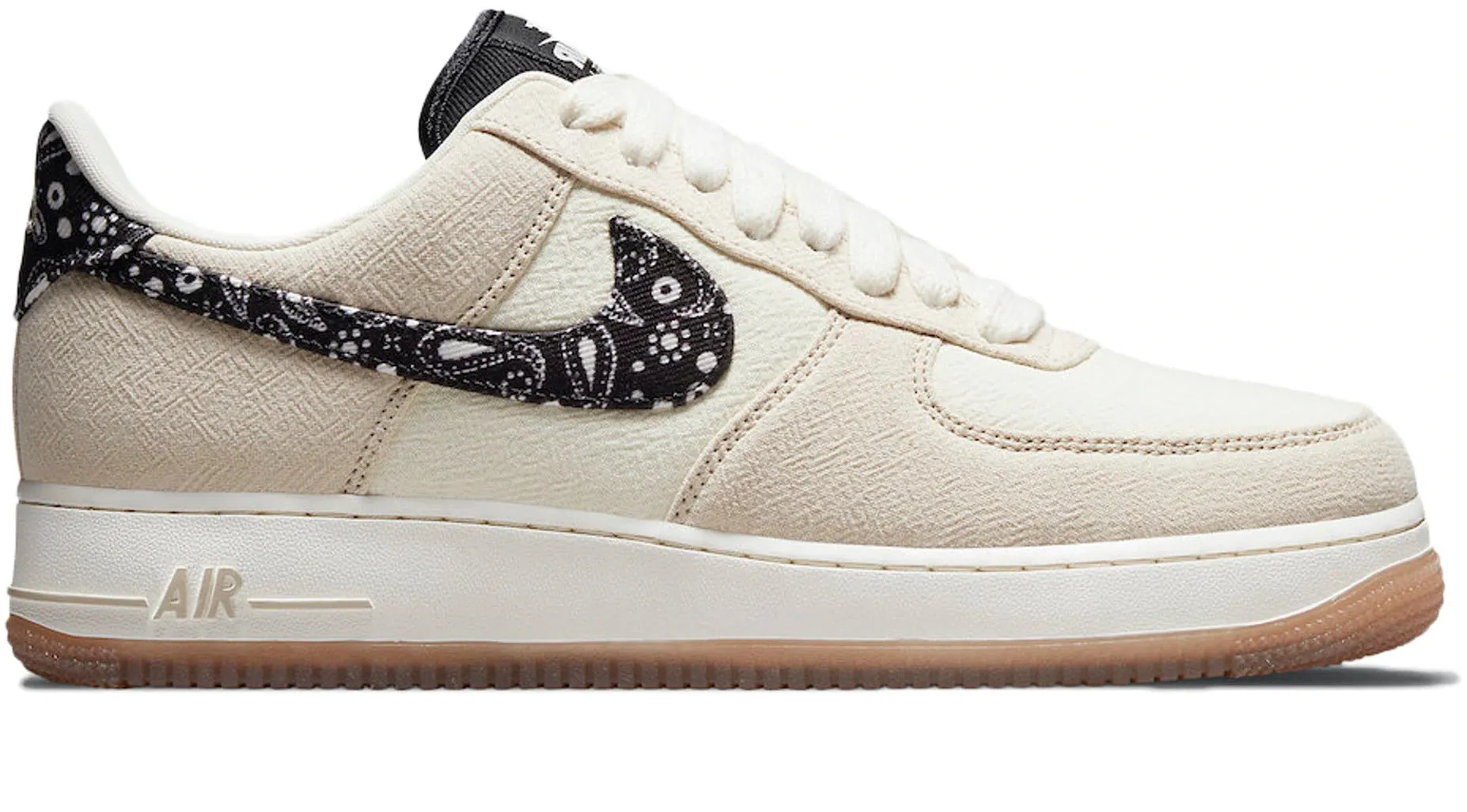 Breathable Tongue Nike Air Force 1 Low Paisley Swoosh