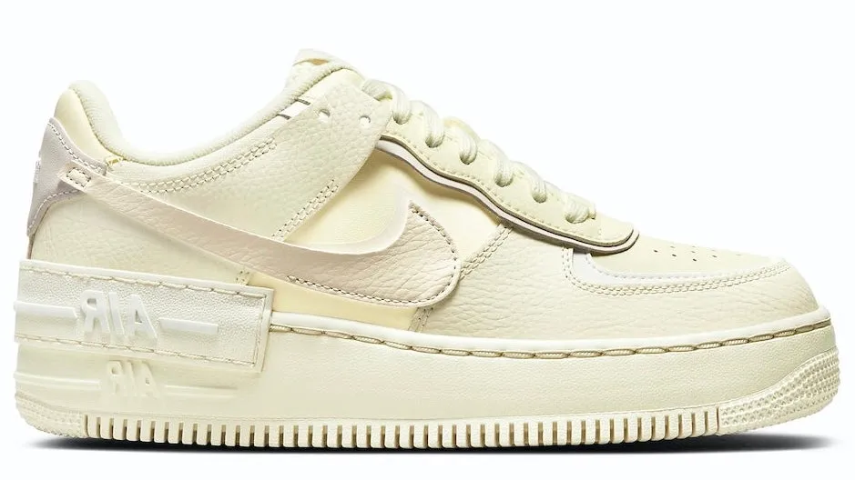 Comfort Tongue Neutral Stride Design Nike Air Force 1 Low Shadow Coconut Milk (W)