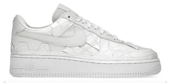 Nike Air Force 1 Low SP Billie Eilish Triple White Ventilation Ports Design