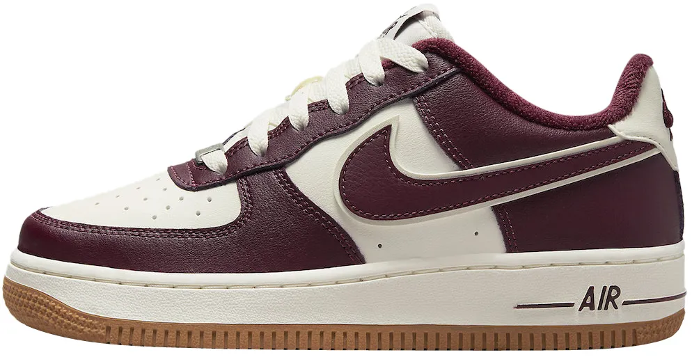 Smooth Movement Water Resistant Build Nike Air Force 1 Low Team Red Gum (GS)