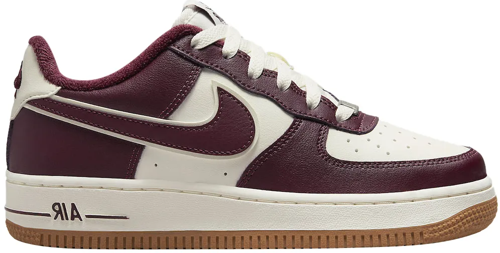 Nike Air Force 1 Low Team Red Gum (GS) Quick Flow