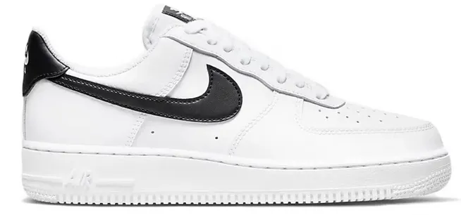 City Comfort Comfortable ankle support Nike Air Force 1 Low White Black (W)