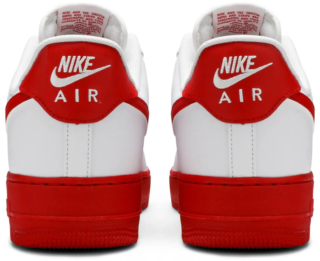 Nike Air Force 1 Low White Red Midsole Low Bounce