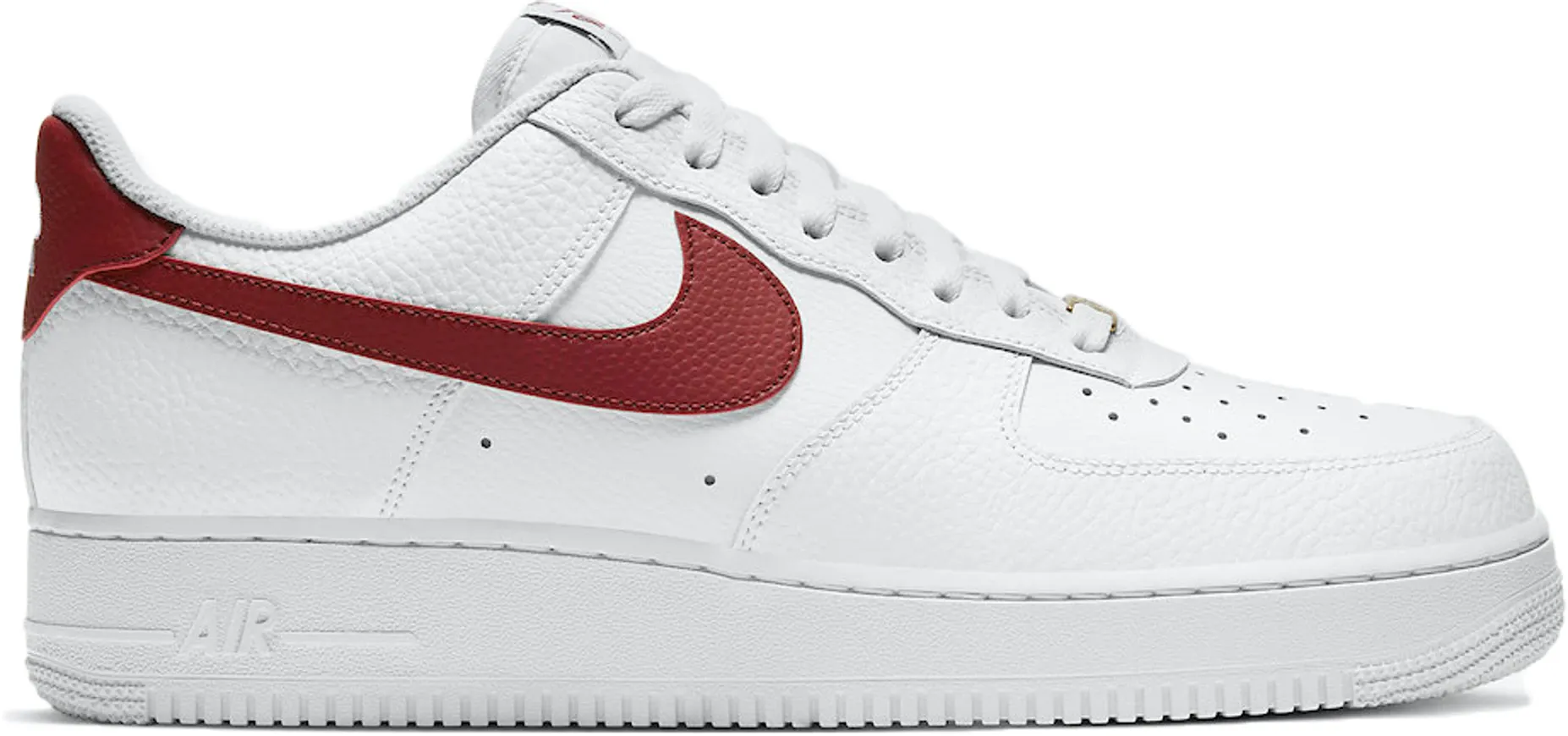 Perfect Fit Reinforced Seams Nike Air Force 1 Low White Team Red