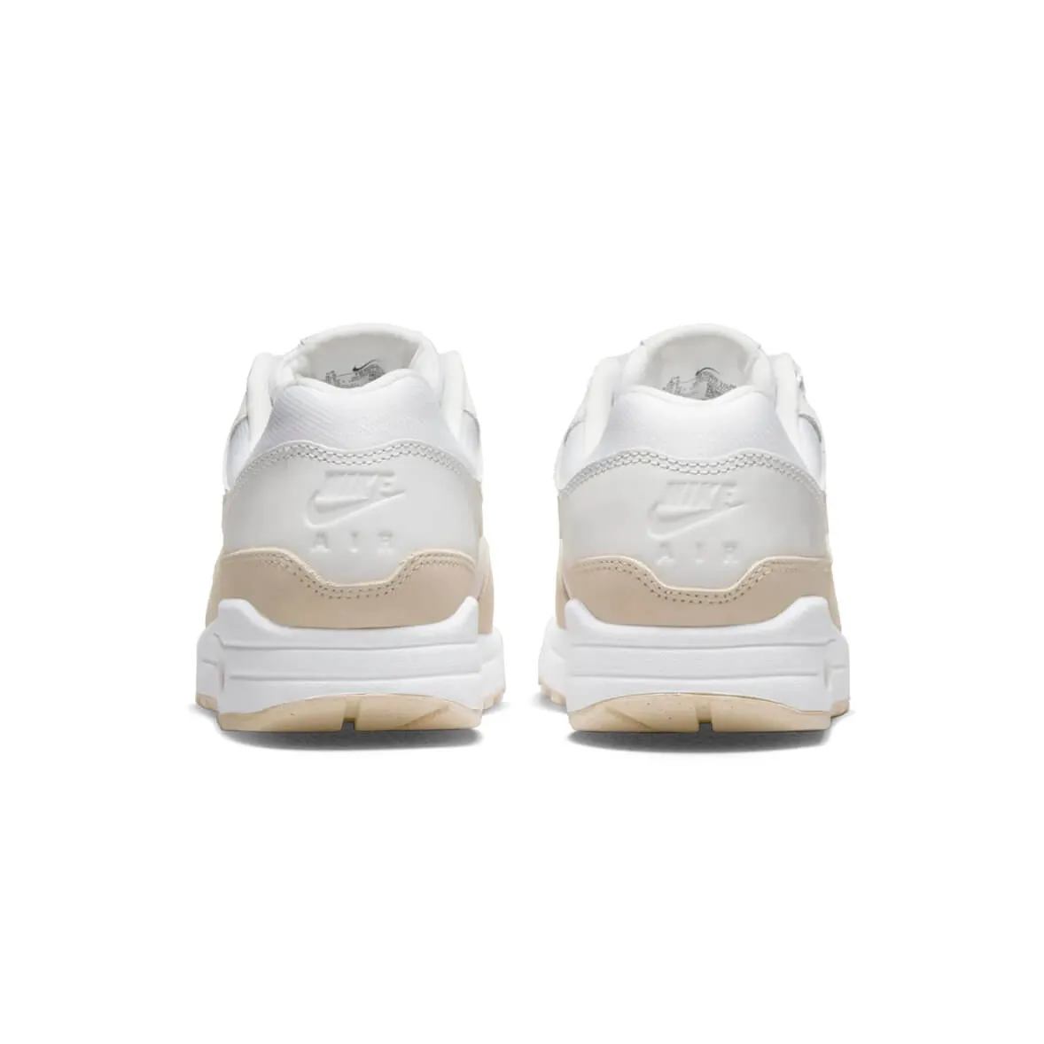 Nike Air Max 1 White Tan Urban Step-On Comfort