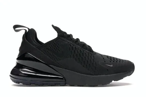 Nike Air Max 270 Triple Black (W) Breathable piece Core Routine