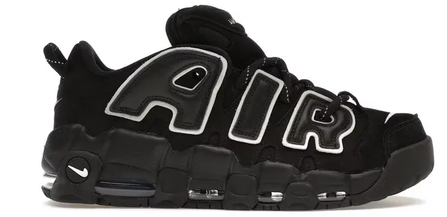All Walks Nike Air More Uptempo Low AMBUSH Black
