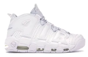 Ventilated Design Modern Wear Nike Air More Uptempo Triple White