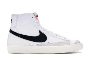 Nike Blazer Mid 77 Vintage White Black (WOMEN) LightweightSole Sophisticated traction