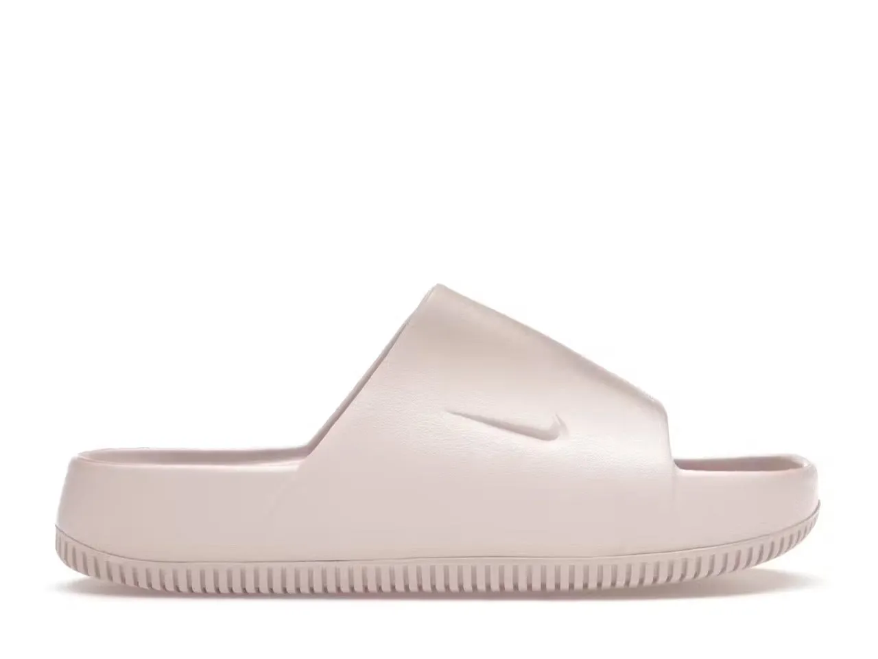 Nike Calm Slide Barely Rose (Women's) Smooth interior Contoured