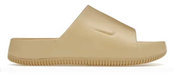 Tough Rubber Nike Calm Slide Sesame