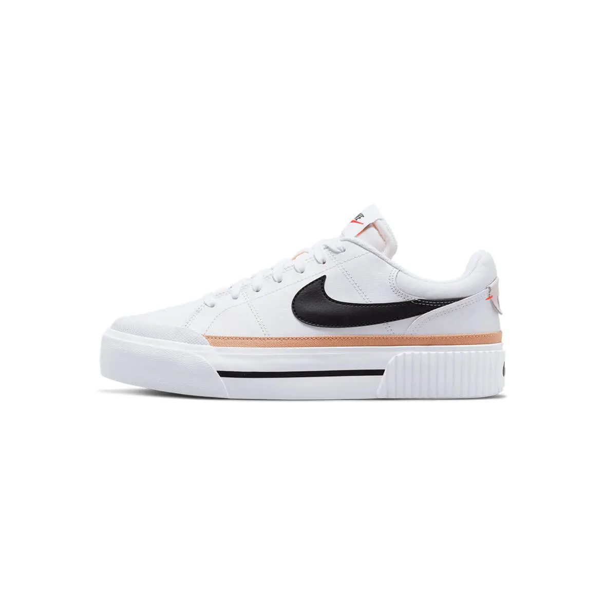 Nike Court Legacy Lift White - Black Minimal Style