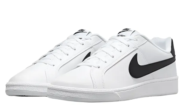 neutral support Nike Court Royale White Black