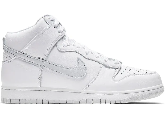 Elastic Collar Design Nike Dunk High SP Pure Platinum