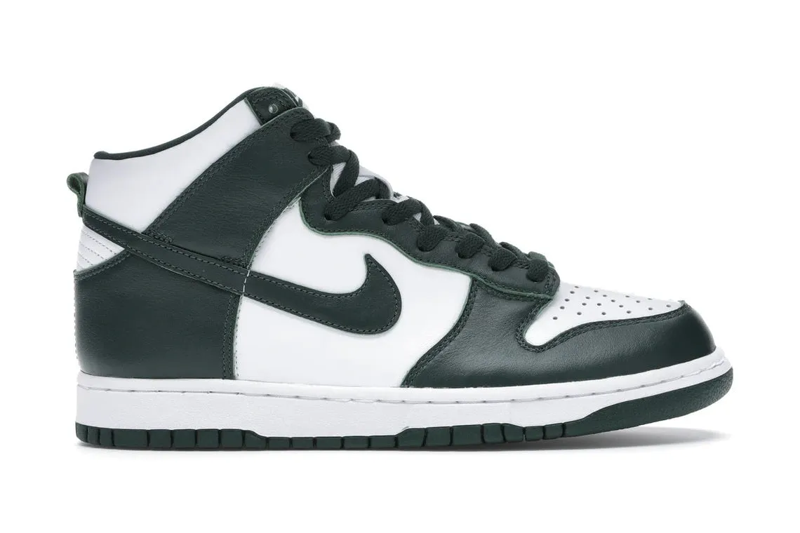 Shock Dispersing Nike Dunk High Spartan Green