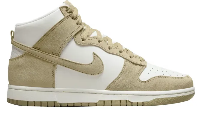 Nike Dunk High Tan Suede White Comfort toe Speed Performance