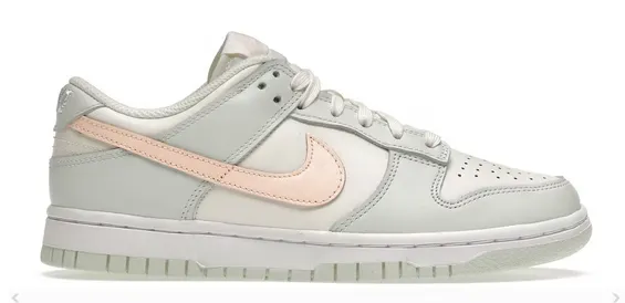 Nike Dunk Low Barely Green (Women's) Padded Tongue Adjustable Lace Lock