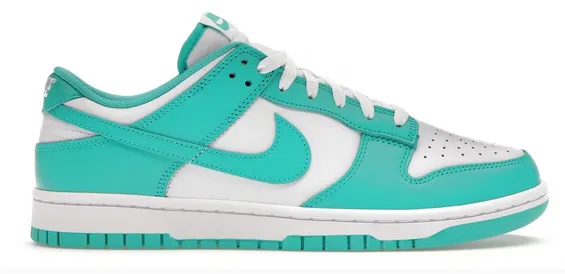 Breathable Ease Transit Fit Nike Dunk Low Clear Jade