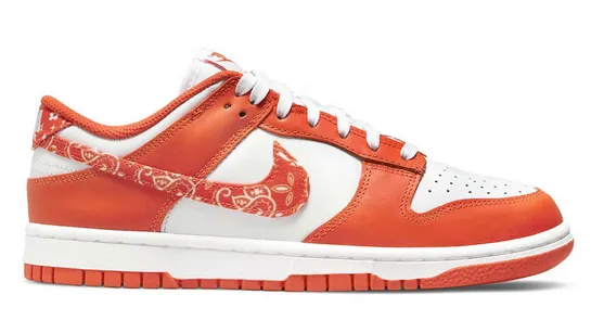 Tensile Lacing Nike Dunk Low Essential Paisley Pack Orange