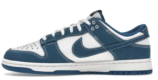 Nike Dunk Low Industrial Blue Sashiko All-Day Ease Responsive Choice