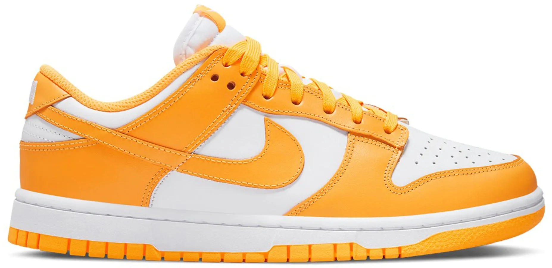 Nike Dunk Low Laser Orange (W) Perforated Tongue Design Everyday Use
