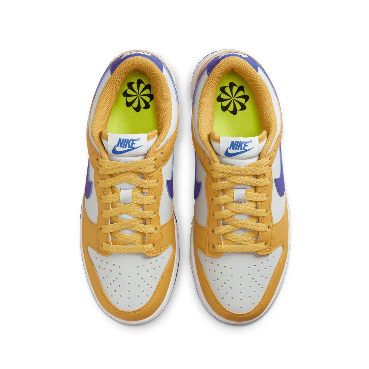 Nike Dunk Low Next Nature Wheat Gold Royal Comfortable Walking