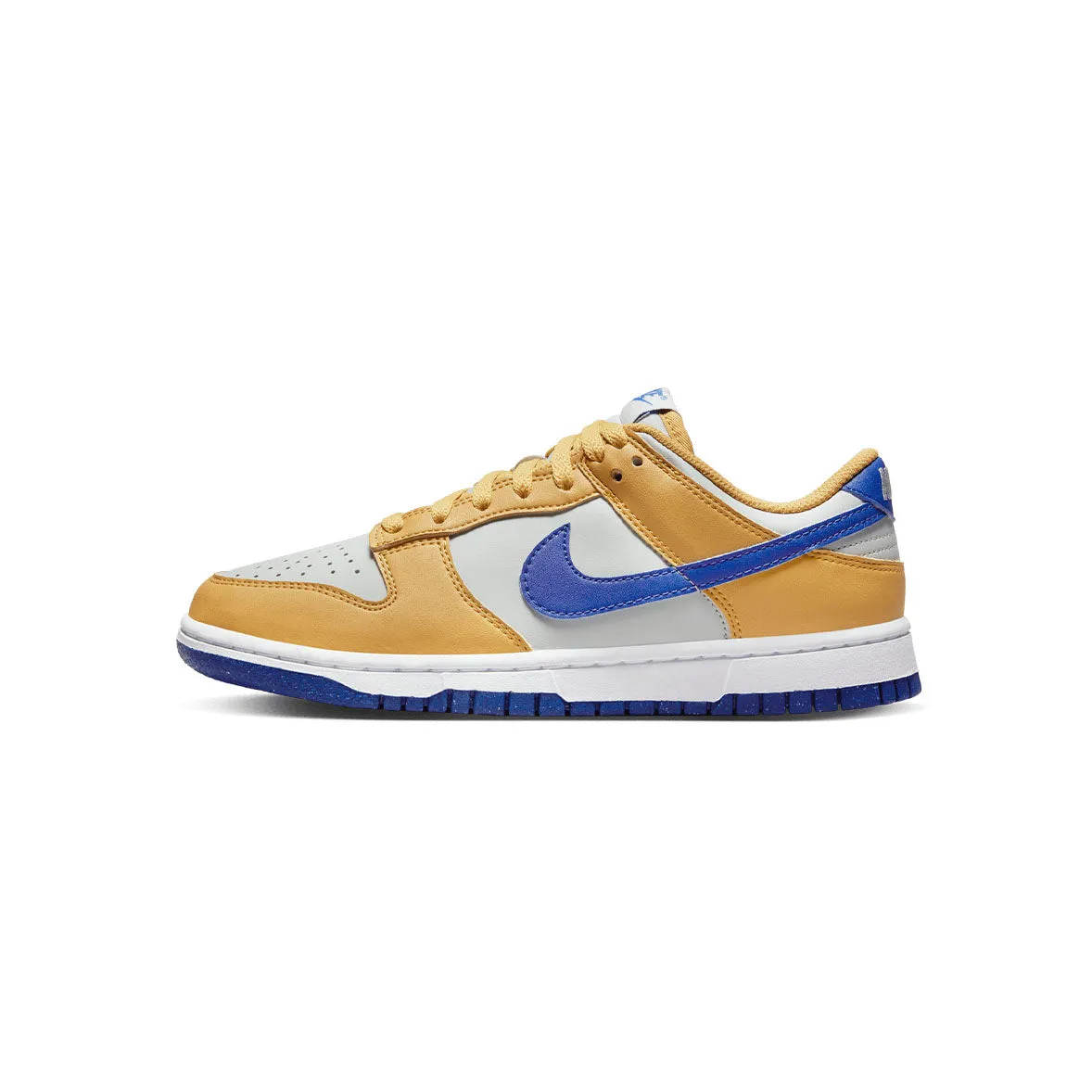 Nike Dunk Low Next Nature Wheat Gold Royal Canvas Soft Flip Step