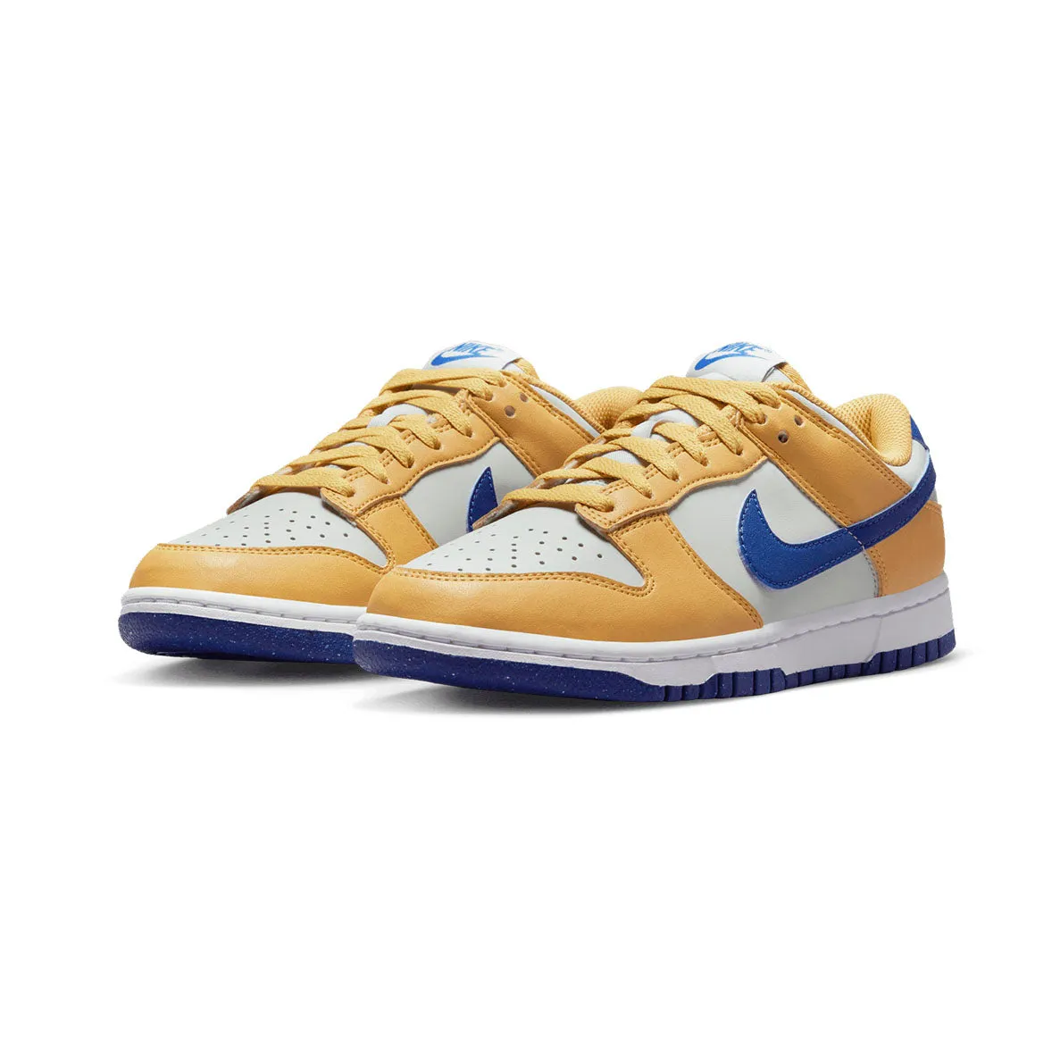 Nike Dunk Low Next Nature Wheat Gold Royal Comfortable Walking