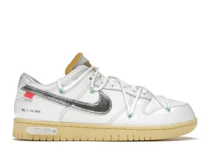 Toe Protection Dynamic Heel Counter Nike Dunk Low Off-White Lot 1