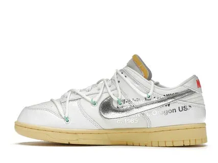 Responsive sole PU midsole Nike Dunk Low Off-White Lot 1