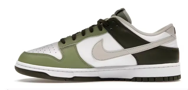 Nike Dunk Low Oil Green Cargo Khaki Silent Walk