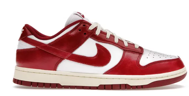 Nike Dunk Low PRM Vintage Team Red (Women's) All-Purpose Style Walk Utility