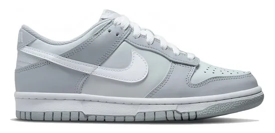 Total Support Nike Dunk Low Pure Platinum Grey (GS)
