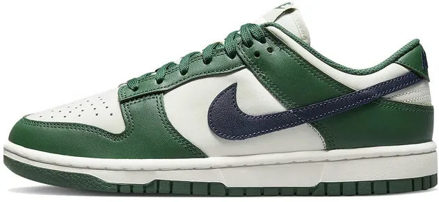Flexible Ride Nike Dunk Low Retro Gorge Green Midnight Navy (Women's)