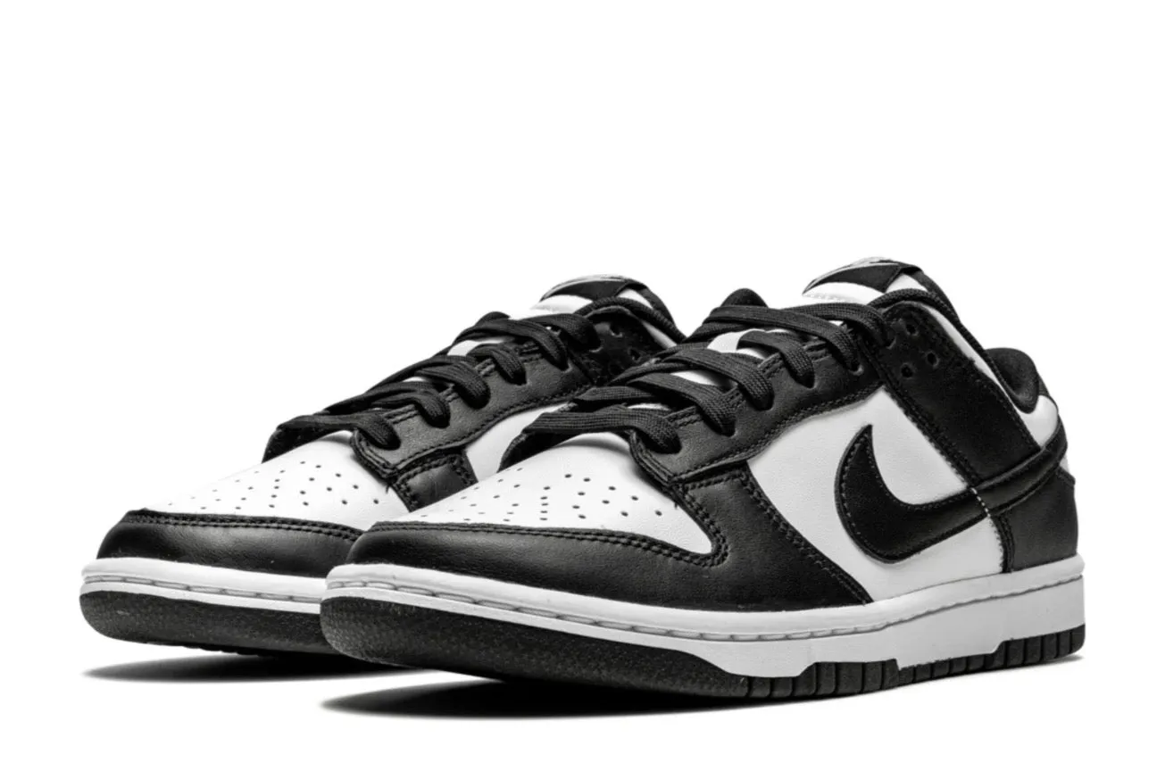 Nike Dunk Low Retro White Black (2021) Panda Comfort Linings Breathable Upper