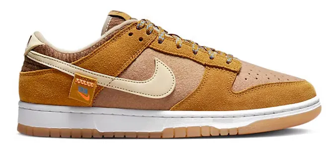 Fashion Blend Reinforced Heel Cup Nike Dunk Low SE Teddy Bear Parline