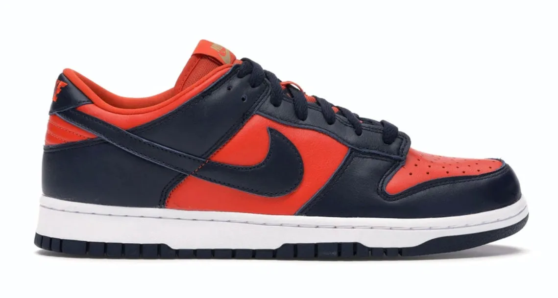 Iconic arch Impact Diffusion Layers Nike Dunk Low SP Champ Colors University Orange Marine (2020)