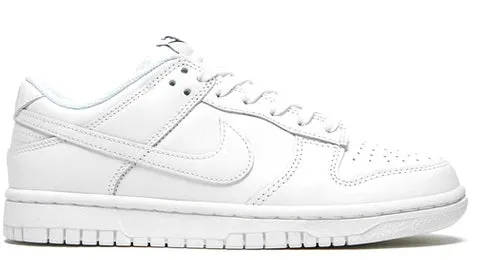 Nike Dunk Low Triple White (2021) Lightweight TPU Frame Flexible Rubber Outsole