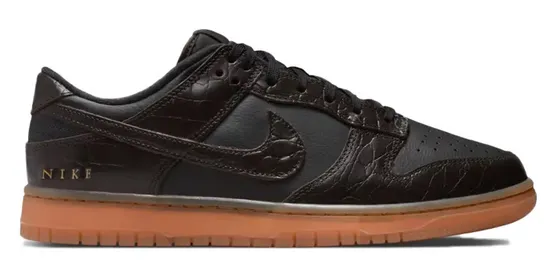 Zip Up Style Fashion Edge Nike Dunk Low Velvet Brown Black